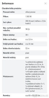 Průmyslový vysavač PARKSIDE Performance s třídou filtrace H - 5