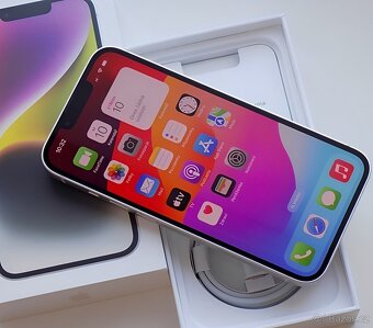 iPhone 14 Starlight BATERIE 100% TOP - 5