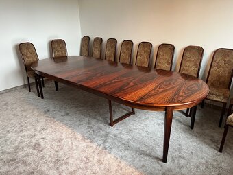 Rozkládací jídelní stůl 305x125 cm + 12x židle - 5