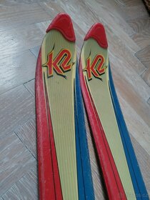 Detske carving sjezdové lyže K2 s vazaním, 110 cm - 5