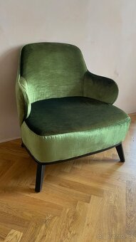 Nové designové křeslo z odolného sametu - 5