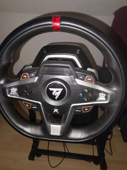 Volant Thrustmaster + pedály + převodovka se stojanem - 5