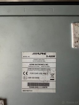 Zesilovač Alpine S-A60M - 5