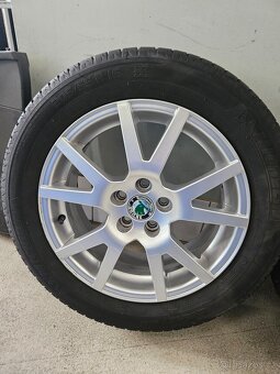 Alu kola Spider 16" Octavia RS,pneu 205/55/16 Michelin 7 mm - 5