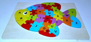 RYBKA EDUKATIVNÍ SKLÁDAČKA PUZZLE ABECEDA - 5