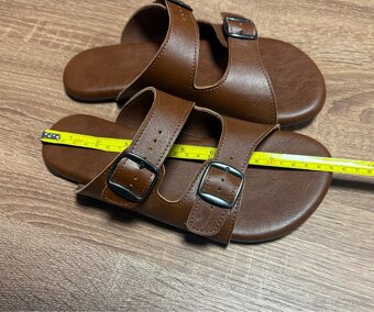 Ahinsa shoes - Dámské nazouvací barefoot sandály velikost 38 - 5