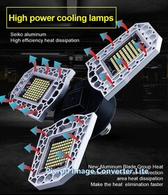 100W LED SVĚTLO E27 S MĚNITELNÝM ÚHLEM SVĚTLA - 5