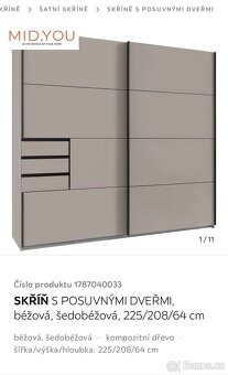 Skříň s posuvnými dveřmi - 5