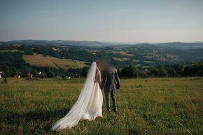 Svatební šaty v top stavu - 5