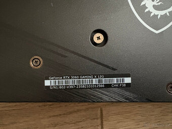 MSI RTX 3060 Gaming X 12GB - 5