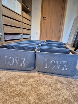 Látkové boxy/krabice/organizéry 8ks - 5