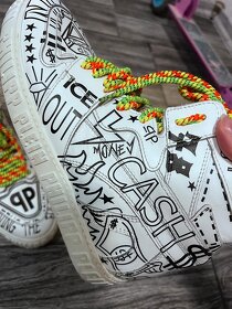 Luxusní kožené boty zn. Philipp Plein vel 40 - 5