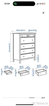 Komoda Ikea Hemnes - 5