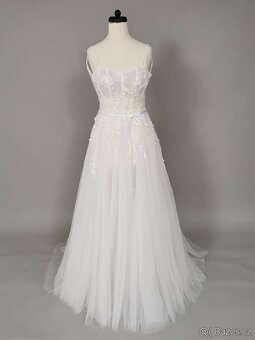 Luxusní nenošené svatební šaty, Lucile, XS/S - 34/36 EU - 5