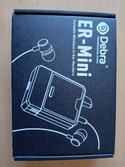 Prodám bezdrátový kit pro IEM Debra ER-Mini - 5