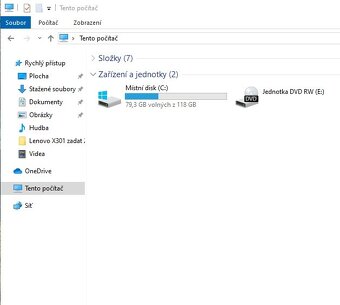 Lenovo X301,CPU U9400,WIN 10,SSD 128GB,RAM 8GB,13,3 palců - 5