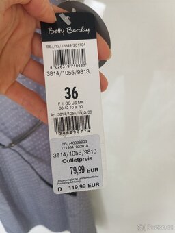 Nové dámské šaty vel 36 - 5