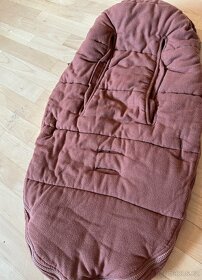 Vlněný fusak na kočárek hnědý - Elodie - 5