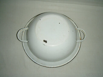 VELKÁ SMALTOVANÁ MÍSA S UCHY č.5 - 5