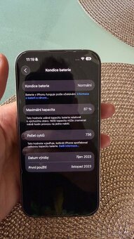 iPhone 15 Pro, 256 GB, Přírodní titan - 5