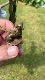 Hodně starý závěsný lustr nebo svítidlo - 5