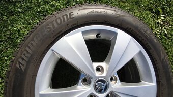 Zánov.zimní sada orig.Alu kol ŠKODA pneu 205/60/16 96H TOP - 5