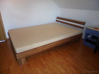 postel 145x205, rošt, matrace, šuplík - 5