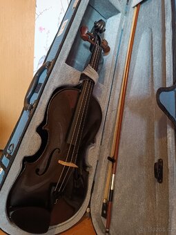 Housle Stentor SR1401 Harlequin Violin 4/4 BK - 5