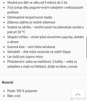 Tříkolka Kindetkraft AVEO - 5