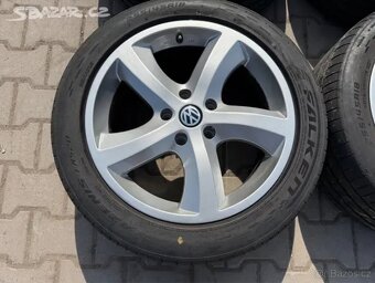 4x al kola 5x120 18 + pneu letní 255/45 R18 - 5