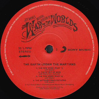 Prodám Vinyl Jeff Waynes Musical Version War Of The World - 5