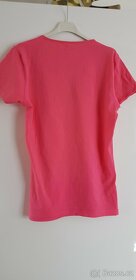 Dámské růžové triko/tričko Sam73 vel. L - 5