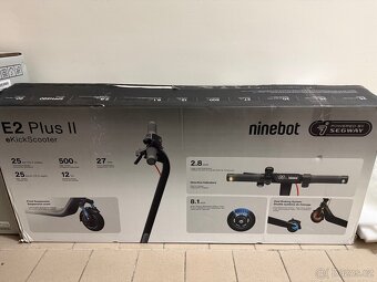 Elektrokoloběžka Segway E2 Plus 500W– Nepoužitá - 5