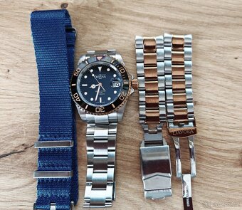 Švýcarské pánské automatické hodinky Davosa Ternos Ceramic - 5