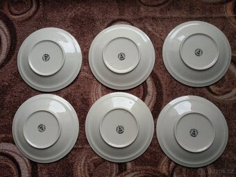 Kávová sada, souprava na kávu, 6 kusů, s podšálky - 5