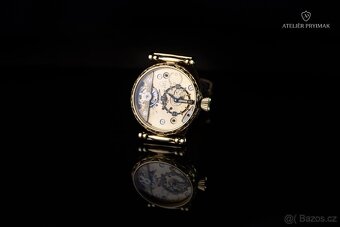 Jedinečné starožítné 8-denní hodinky HEBDOMAS 1910 - 5