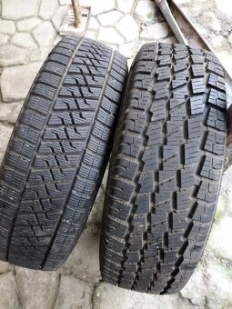 Pneu zimní 2.ks. Na dodávku 195 16/C.Skoro nejeté.Zátěžové. - 5