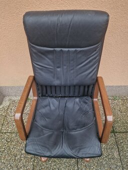 Celokožená kancelářská počítačová židle - 5