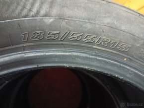Prodám 4 x hezké letní pneu 185/55/15 zn.NEXEN - 5