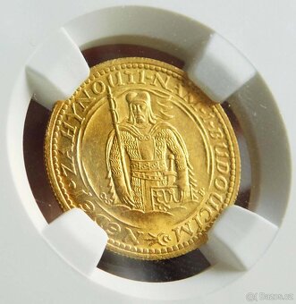 Svatováclavský dukát 1935, certifikace NGC MS 65 - 5