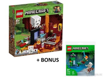 NOVÉ LEGO MINECRAFT 21143 Podzemní brána RARITA + bonus - 5