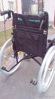 INVALIDNÍ VOZÍK 47cmZADNÍ BRZDY-lze zaslat PO ČR - - 5