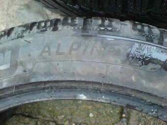 Zimní pneu, 225/45/17, Michelin Alpin 6, M+S, 2x - 5