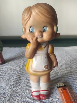 Retro hračka gumová panenka - 5