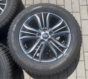 Hyundai Tucson, i35 - 17"alu + zimní 225/60 R17 Dunlop 8-9m - 5