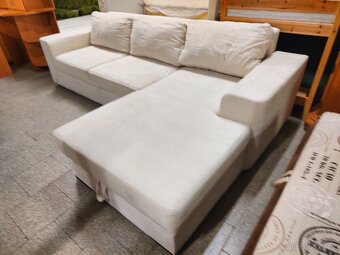 Sedačka rohová rozkládací s úložným prostorem - 5