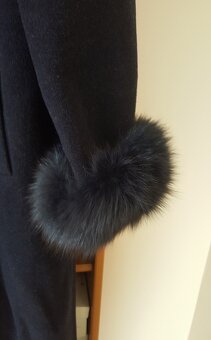 Dámský elegantní kabát, vel. 48 - 5