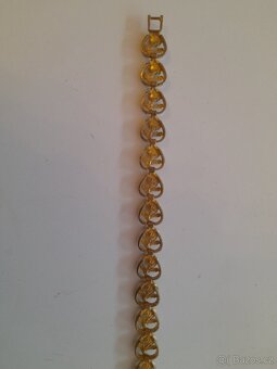 Náramek, staromosaz - 5