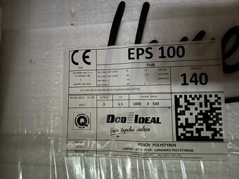 TermPIR Al izolace, polystyren EPS 100 Dcd - 5