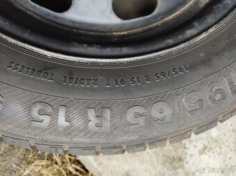 195/65 R15 LETNÍ KOLA PNEU+DISKY 5X100 ŠKODA OCTAVIA VW GOLF - 5